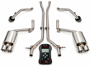 Fabspeed Performance Package WITH Polished Stainless Steel Tips. Porsche 970 Panamera V6 (2010-2016) - 97004420005 - FS.POR.970V6.ET, FS.POR.970V6.COMPAI, FS.POR.970V6.XP, FS.POR.970V6.MAXP